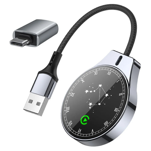 2 in 1 Wireless CarPlay Android Auto Adapter Upgrade Wired to Wireless Dongle for Cars - 1