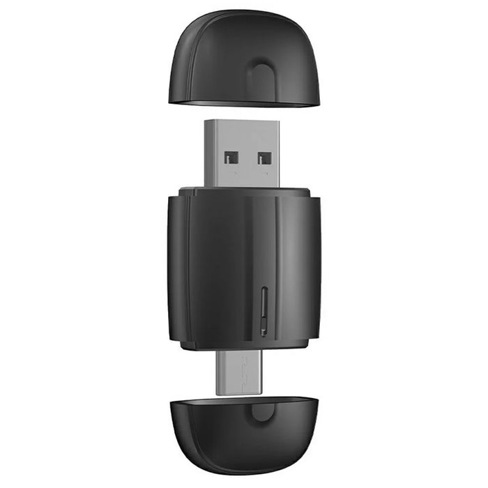 Dual Head 2 in 1 Carplay Android Auto Vehicle Wired to Wireless Adapter - 1