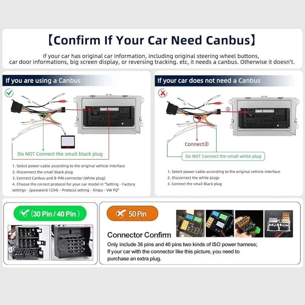 RH5013B 7 Inch Touch Screen Android 13 Car Stereo Radio Android Auto Multimedia Player, 1+32GB - 6