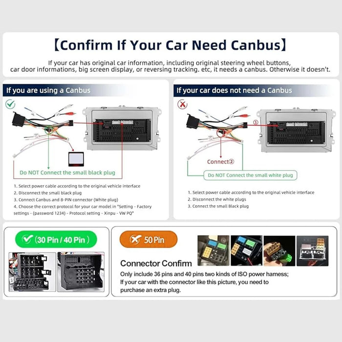 RH5013C 7 Inch Touch Screen Android 13 Car Stereo Radio Android Auto Multimedia Player, 2+32GB - 6