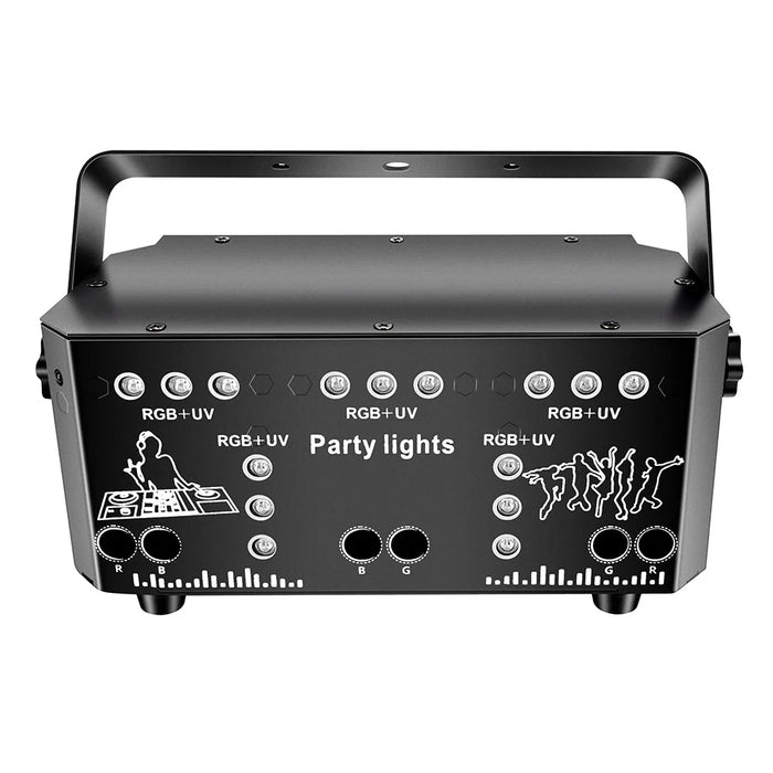 21 Eye DJ Disco Laser Light 64 Patterns Projector KTV Bar Party RGB + UV Atmosphere Lamp - 2