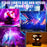 Dual Arm Moving Head 7 Colors Beam Infinite Rotation Strobe Light for KTV Party Bar Disco Projection Lamp - 6