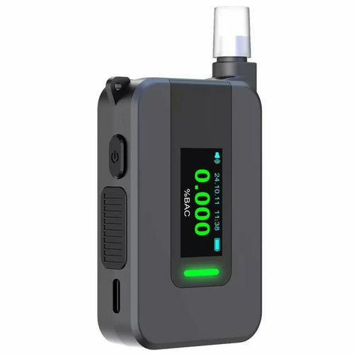 D1000 Portable Breathalyzer High Precision Alcohol Tester with Voice Prompt Digital Breath Analyzer - 1