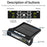 TPMS Tire Pressure Monitor System Solar Powered Wireless Car Tyre Sensor High Low Pressure Alert - 2