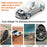 TPMS Tire Pressure Monitor System Solar Powered Wireless Car Tyre Sensor High Low Pressure Alert - 3