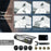 TPMS Tire Pressure Monitor System Solar Powered Wireless Car Tyre Sensor High Low Pressure Alert - 6