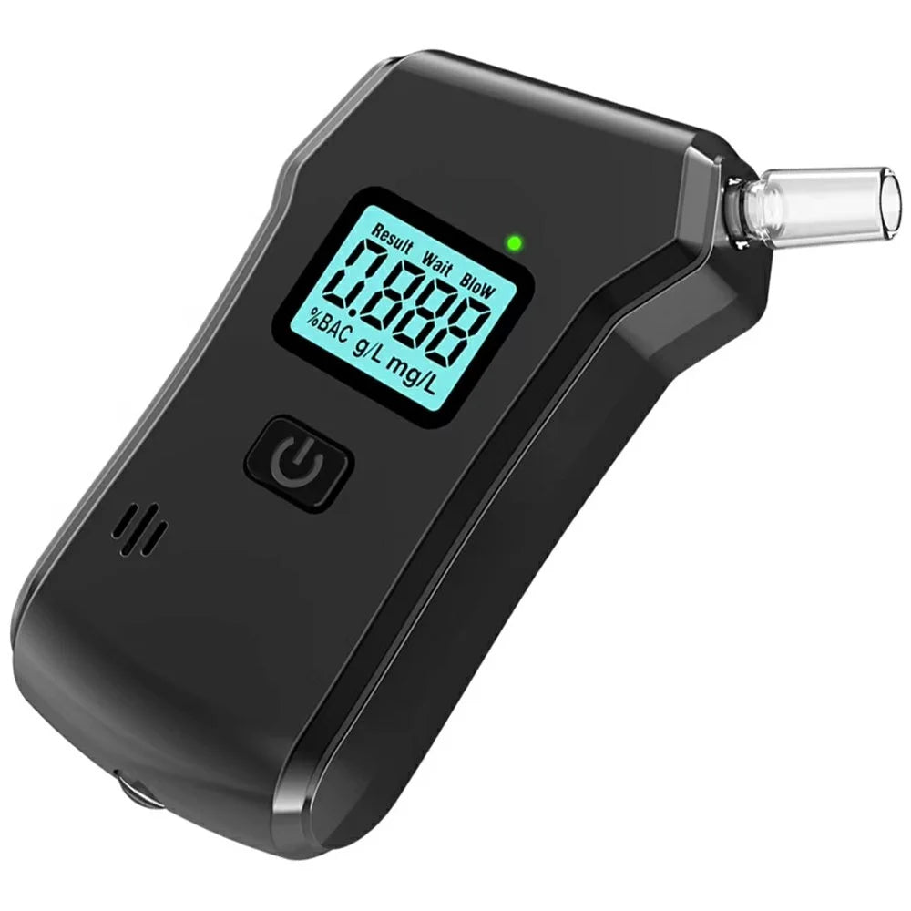 MR806 Digital Breathalyzer High Precision Portable Alcohol Tester Detector with LED Flashlight - 1