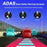 ADAS 12 Inch Full Screen Rearview Mirror Dash Cam 4 Channels 4K Ultra HD 360 Degree Blind Spot Warning BSD for Car - 7