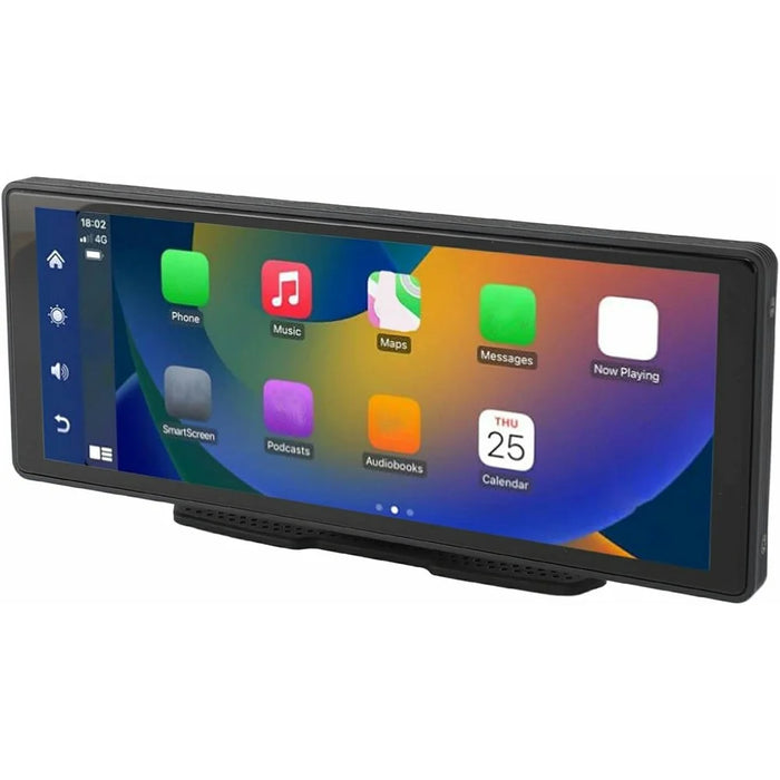 T60 Portable CarPlay Android Auto Screen 11.3 Inch Touchscreen Car Stereo Display with 1080P Rear View Camera and 24H Parking Monitor - 1