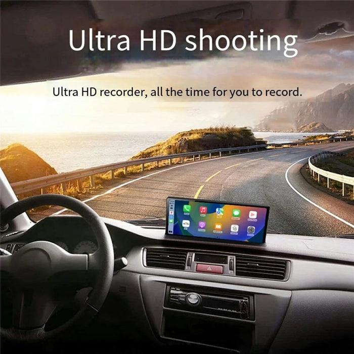 T60 Portable CarPlay Android Auto Screen 11.3 Inch Touchscreen Car Stereo Display with 1080P Rear View Camera and 24H Parking Monitor - 7