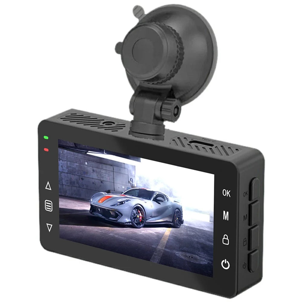 A5 4K Front 2K Rear Car Dash Cam 3 Inch Dual Lens WiFi Smartphone Connection Vehicle Parking Recorder - 1