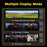 3 Lens 4K Rearview Mirror Dash Cam Interior Recording HD Reverse Camera 2K Front 1080P Inside 1080P Rear - 4