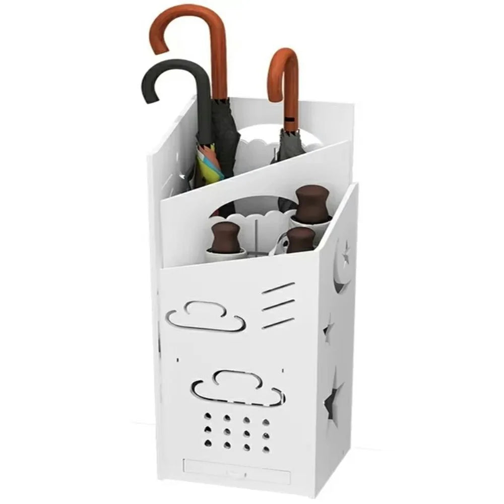 YSJ-01 Umbrella Stand Rack Storage Holder for Home / Hotel / Lobby / Classroom Long / Short Handle Umbrellas Organizer - 1