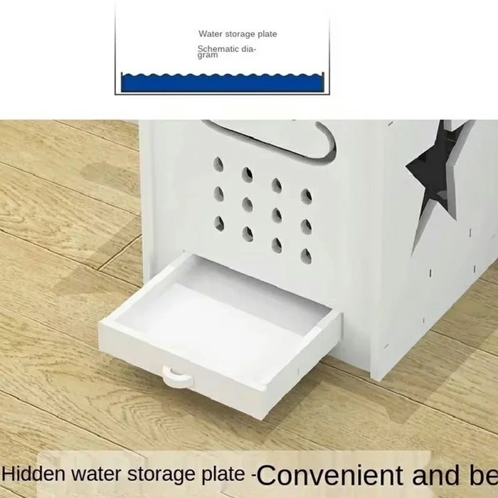 YSJ-01 Umbrella Stand Rack Storage Holder for Home / Hotel / Lobby / Classroom Long / Short Handle Umbrellas Organizer - 2