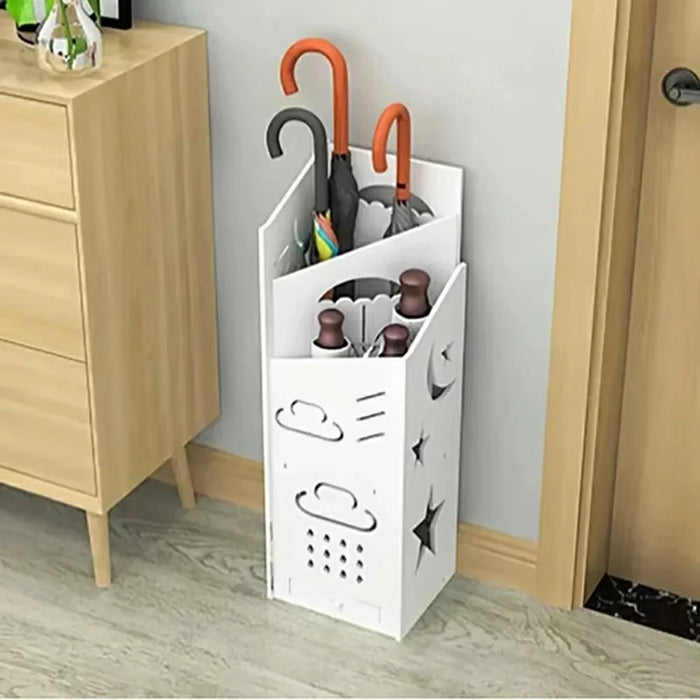 YSJ-01 Umbrella Stand Rack Storage Holder for Home / Hotel / Lobby / Classroom Long / Short Handle Umbrellas Organizer - 4