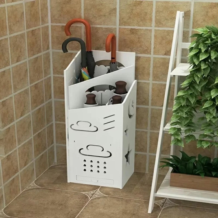 YSJ-01 Umbrella Stand Rack Storage Holder for Home / Hotel / Lobby / Classroom Long / Short Handle Umbrellas Organizer - 5