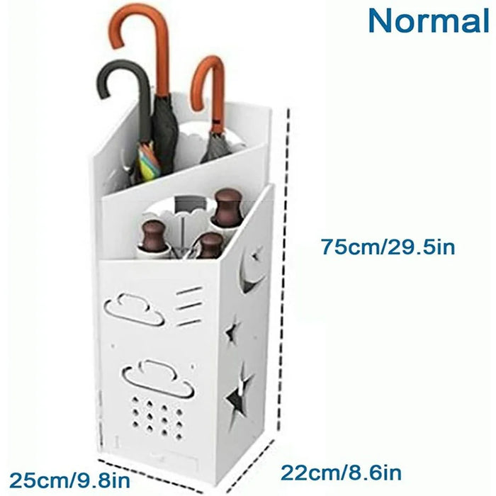 YSJ-01 Umbrella Stand Rack Storage Holder for Home / Hotel / Lobby / Classroom Long / Short Handle Umbrellas Organizer - 7