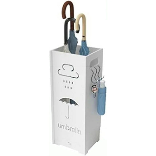 YSJ-02 Umbrella Stand Rack with Drip Tray / Hooks Storage Holder for Home  /  Hotel  /  Office  /  Lobby - 1