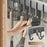 30cm Kitchen Organizer Rack Wall Mounted Spice Holder Knife Storage Towel Bar Multifunction Shelf - Tarnish - 2