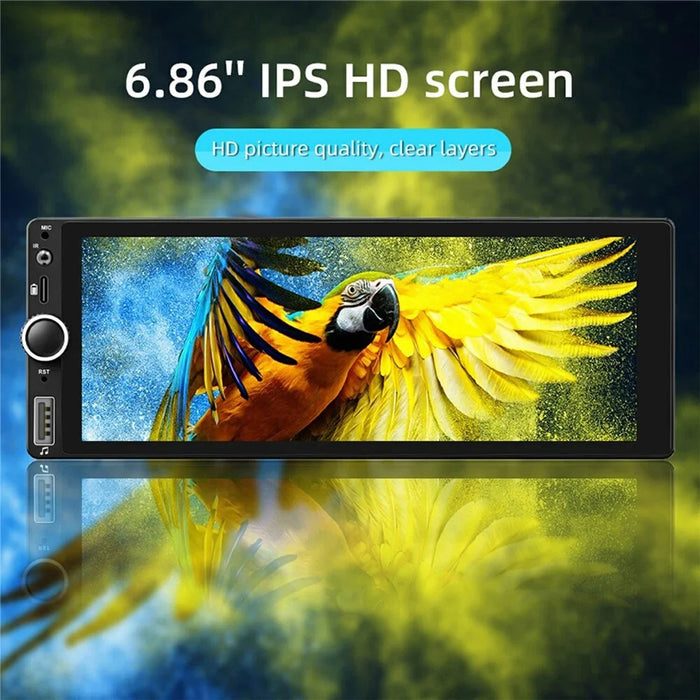 F6021W 6.86 Inch Wireless CarPlay Android Auto MP5 Player Car HD Backup Camera Navigation System - 4
