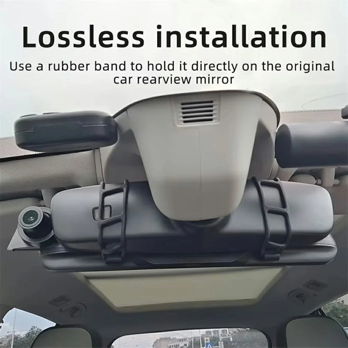 B5319R Carplay 9.36 Inch Dash Cam Bluetooth-Compatible Rearview Mirror Streaming Media HD Large Screen with Backup Camera - 5