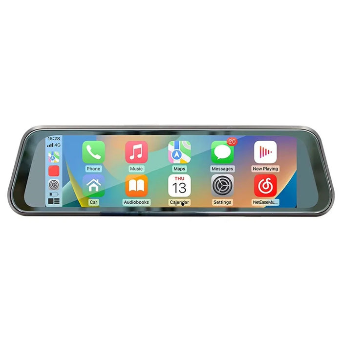 B5319R Carplay 9.36 Inch Dash Cam Bluetooth-Compatible Rearview Mirror Streaming Media HD Large Screen with Backup Camera - 6