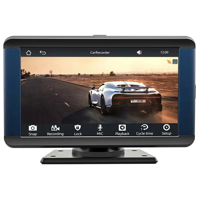 10.26 Inch Wireless CarPlay Portable Car MP5 Player Built In Dash Cam Android Auto Bluetooth-Compatible FM Transmitter - 1
