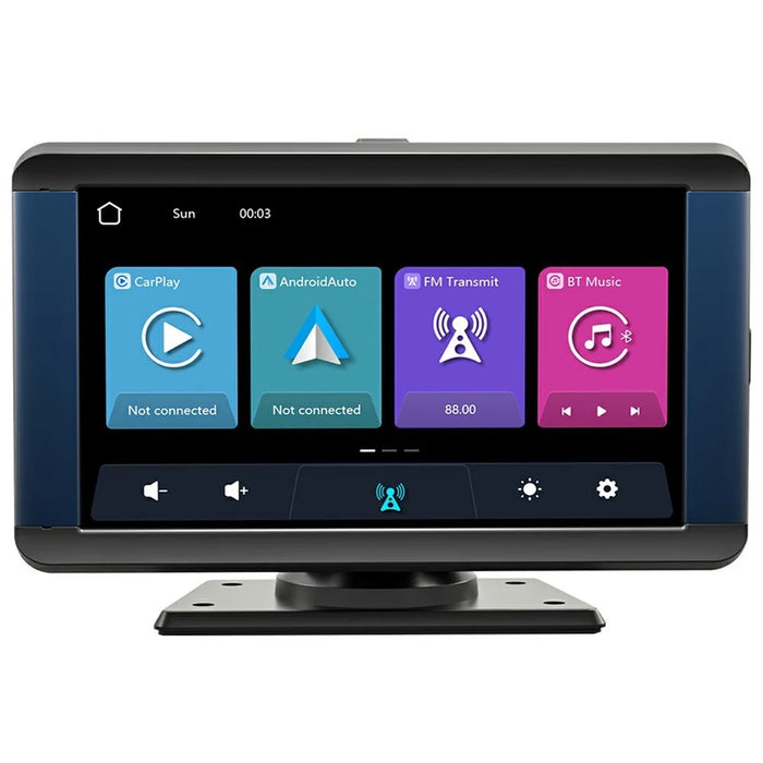 10.26 Inch Wireless CarPlay Portable Car MP5 Player Built In Dash Cam Android Auto Bluetooth-Compatible FM Transmitter - 7