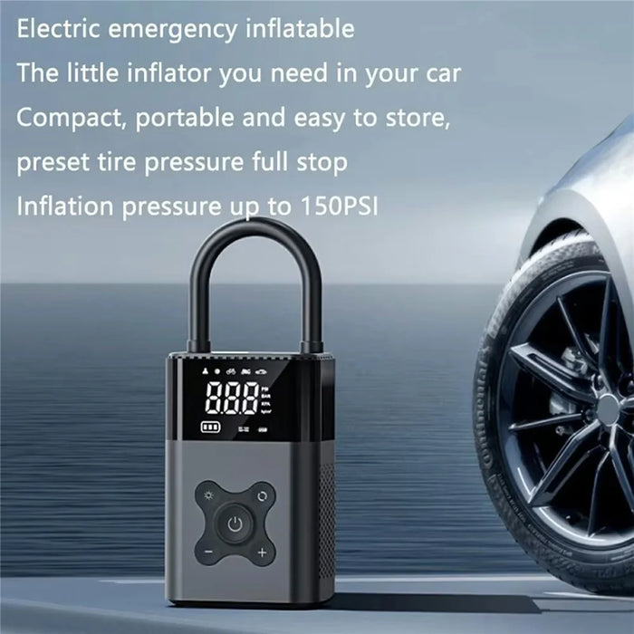 CQB-B5-01 Portable Digital Display Wireless Car Air Pump  19 Cylinder Smart Electric Tire Inflator - 4