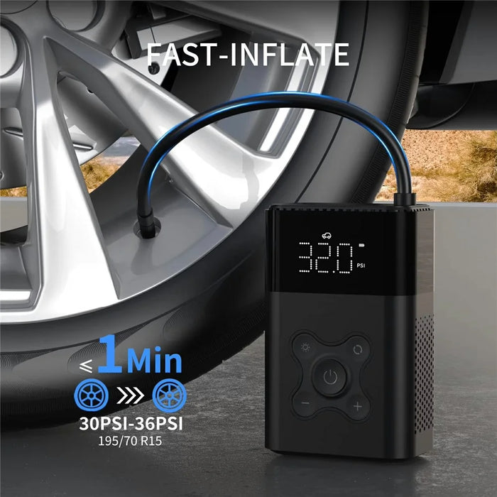CQB-B5-01 Portable Digital Display Wireless Car Air Pump  19 Cylinder Smart Electric Tire Inflator - 7