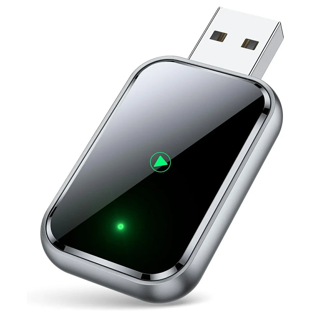 Wired to Wireless CarPlay Android Auto Adapter 2 In 1 Plug and Play USB Dongle 5G WiFi Smart AI Box - 1