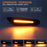 1 Pair Dynamic LED Side Marker Turn Signal Lights for E90 E60 E88 X1 X3 Sequential Flowing Lamp - 3