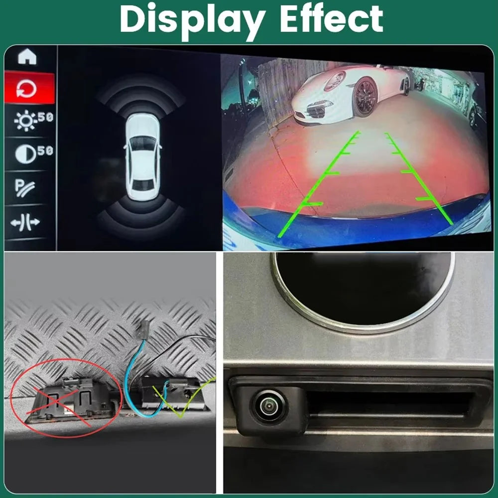 Car AHD 1080P Backup Camera for X5 / X1 / X6 / E39 / E46 170 Degree Fisheye Lens Waterproof Reverse Parking Camera - 2
