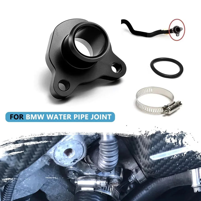 For 335i Coolant Hose Connector Engine Cooling System Aluminum Alloy Replacement Part, 11537541992 11537544638 - 3