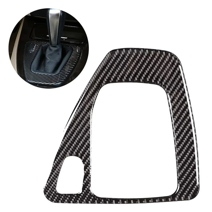 For Old 3 Series E90 E92 Carbon Fiber Car Interior Decal Gear Shift Panel Sticker - 1