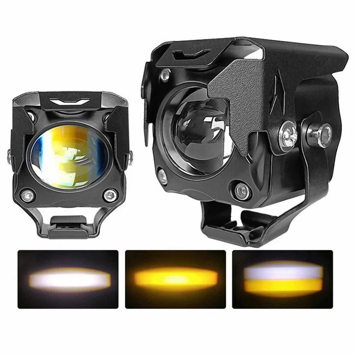 Motorcycle LED Spotlight 20W 5000LM Headlight High Low Beam Front Lamp for ATV / SUV / UTV - 1