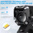 Motorcycle LED Spotlight 20W 5000LM Headlight High Low Beam Front Lamp for ATV / SUV / UTV - 5