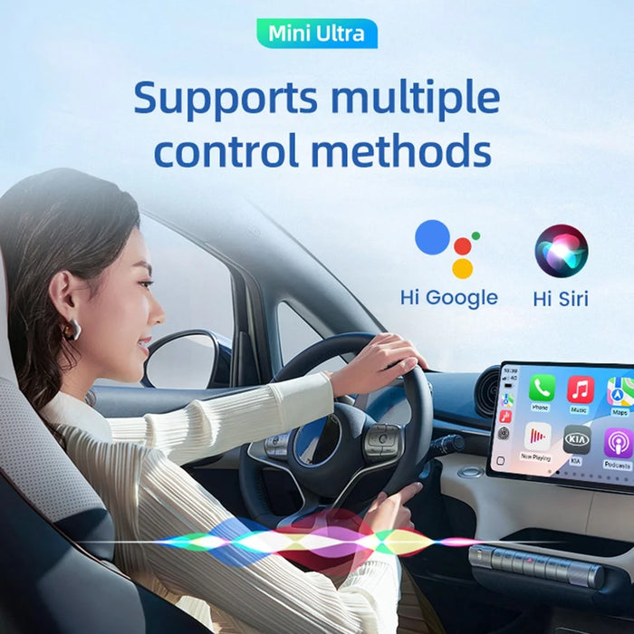 CARLINKIT Mini Ultra Wireless CarPlay Android Auto Adapter for Wired CarPlay Android Auto Car Upgrade - 3