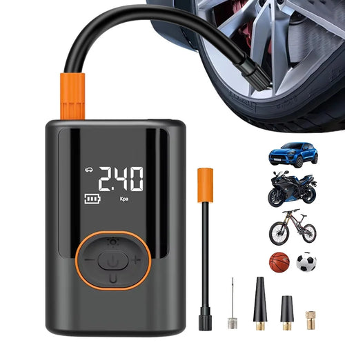 19 Cylinders Portable Wireless Car Tire Inflator Digital Tire Pressure Detection Air Pump with Power Bank Function - 1