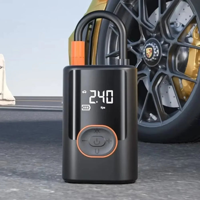 19 Cylinders Portable Wireless Car Tire Inflator Digital Tire Pressure Detection Air Pump with Power Bank Function - 5