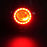 Waterproof Motorcycle Headlight with Bluetooth-Compatible Speaker High Low Beam Fog Light - Orange - 2