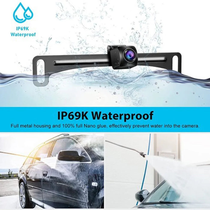 W103A Reverse Parking Real Time Monitoring WiFi Electronic Rearview Mirror Car Wireless Backup Camera - 2