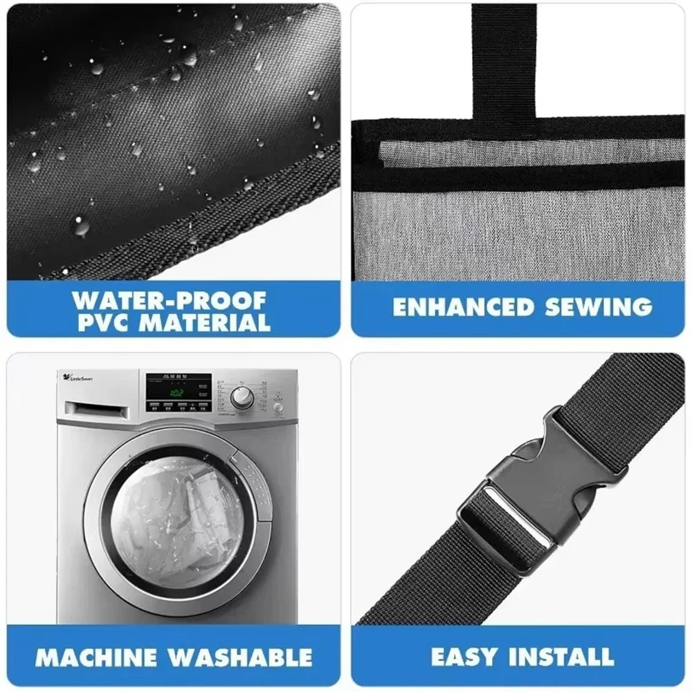 Car Trunk Organizer Sundries Storage Bag Oxford Cloth Multi-Pocket Backseat Hanging Pouch - Black - 6