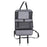 Car Seat Back Organizer with Transparent Pocket Oxford Fabric Storage Bag Multi-Pocket Hanging Pouch - Grey - 1