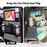 Car Seat Back Organizer with Transparent Pocket Oxford Fabric Storage Bag Multi-Pocket Hanging Pouch - Grey - 4