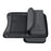 Universal Car Seat Back Organizer PU Leather Storage Bag Center Hanger Between Seats - Black - 2