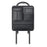 Car Seat Back Organizer Waterproof PU Leather Tissue Holder Multi-Pocket Storage Bag Kick Mat - Black - 1