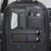 Car Seat Back Organizer Waterproof PU Leather Tissue Holder Multi-Pocket Storage Bag Kick Mat - Black - 3