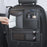 Car Seat Back Organizer Waterproof PU Leather Tissue Holder Multi-Pocket Storage Bag Kick Mat - Black - 4