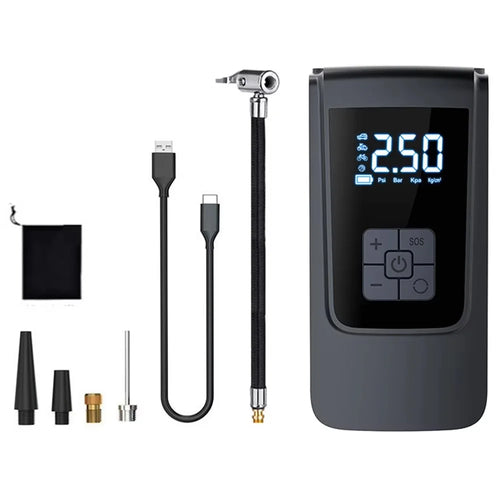 ST-9624B Portable Smart Air Compressor Dual Use Wireless Inflator USB Digital Display Tire Pump - 1